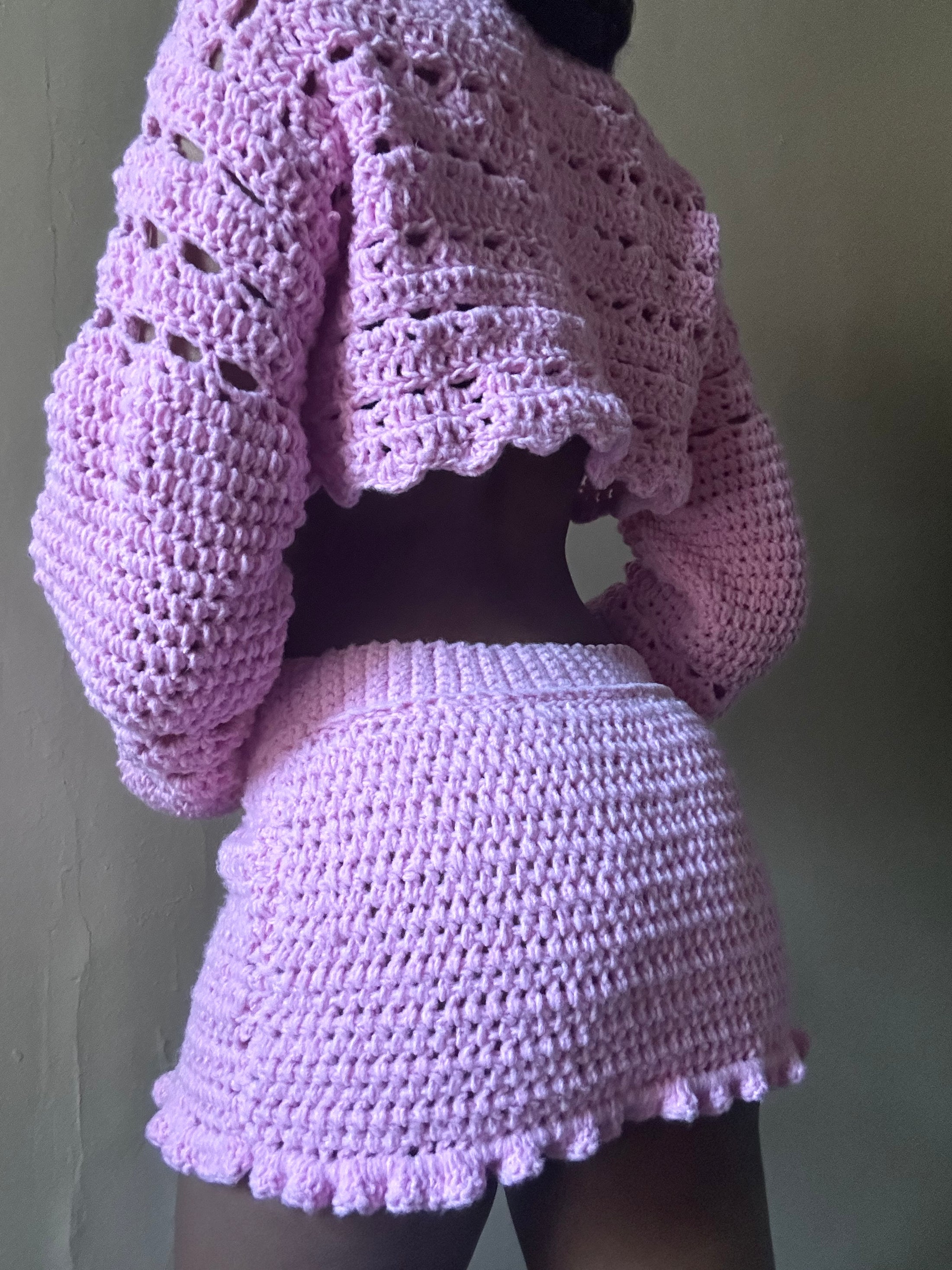 PINK SWEATER SET