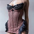 Load image into Gallery viewer, KNIT CORSET TOP
