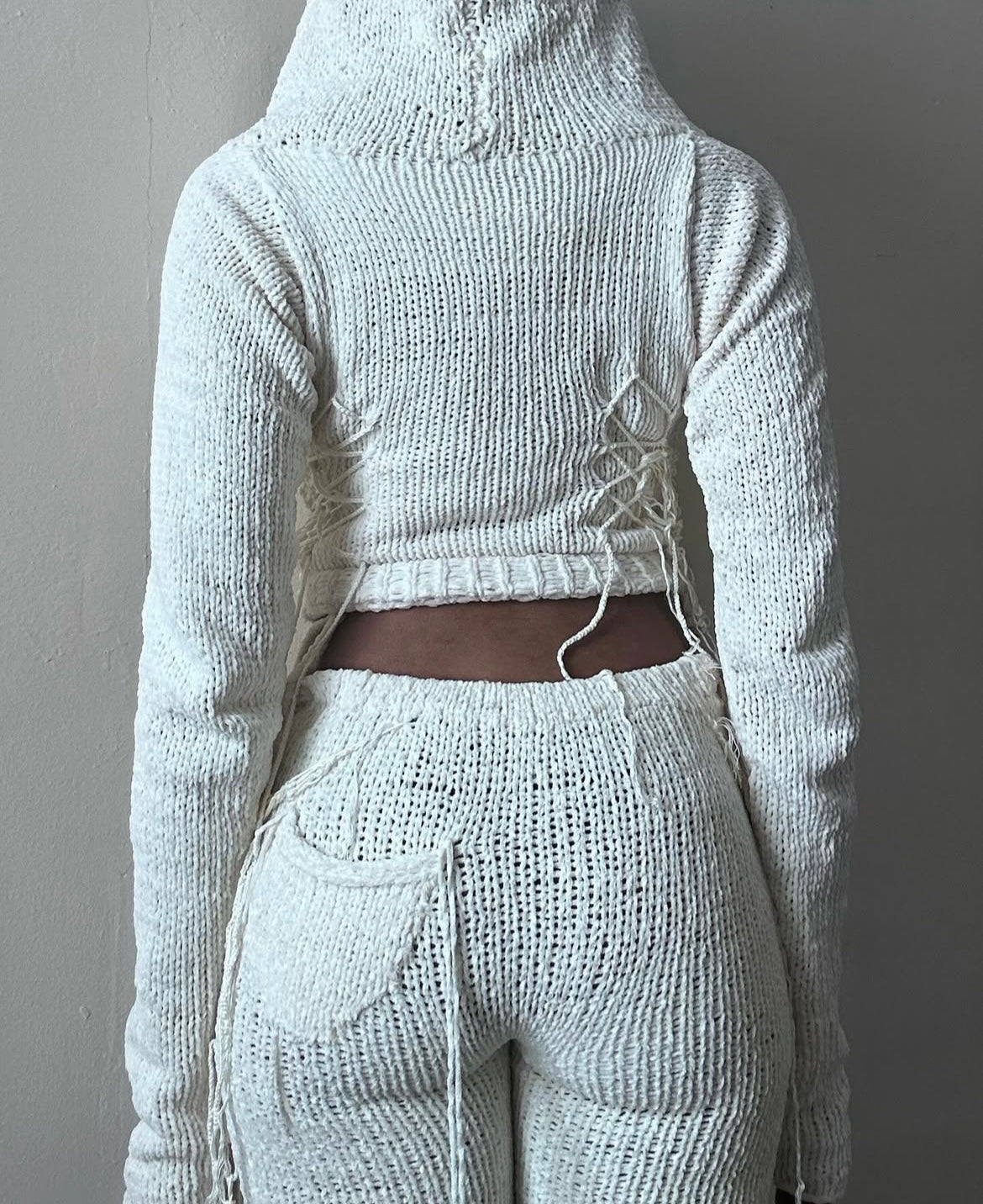 WING KNIT HOODIE