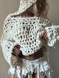 Load image into Gallery viewer, OVERSIZED CROCHET HOODIE
